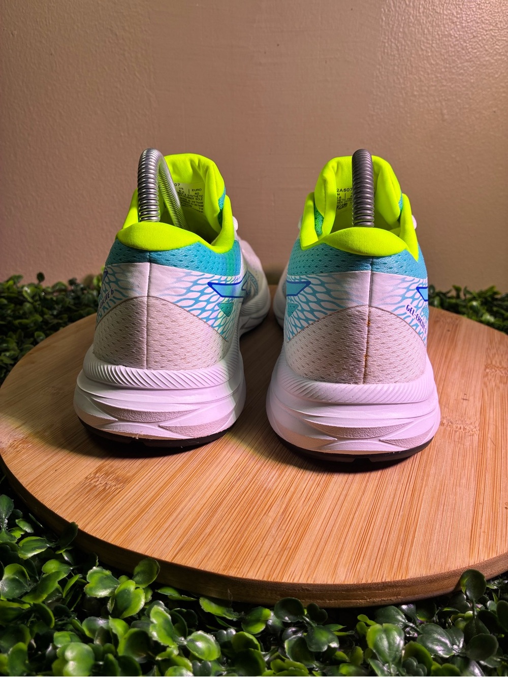 🔥 ASICS GEL-EXCITE 6 SP WHITE ORANGE NEON ATHLETIC RUNNING SHOES WMNS SZ 8.5 - Picture 5 of 9